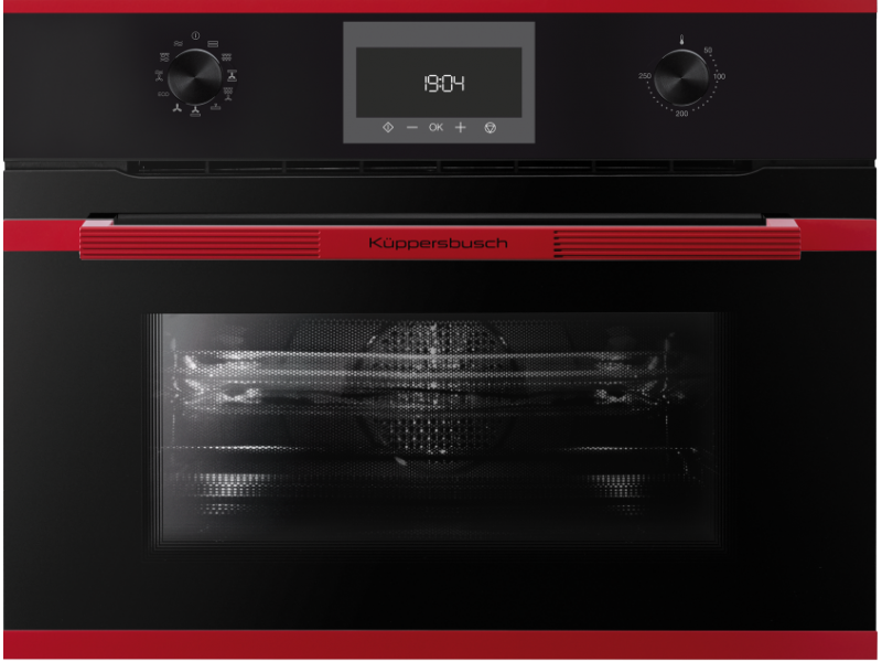 Компактный духовой шкаф с микроволнами Kuppersbusch CBM 6330.0 S8 Hot Chili