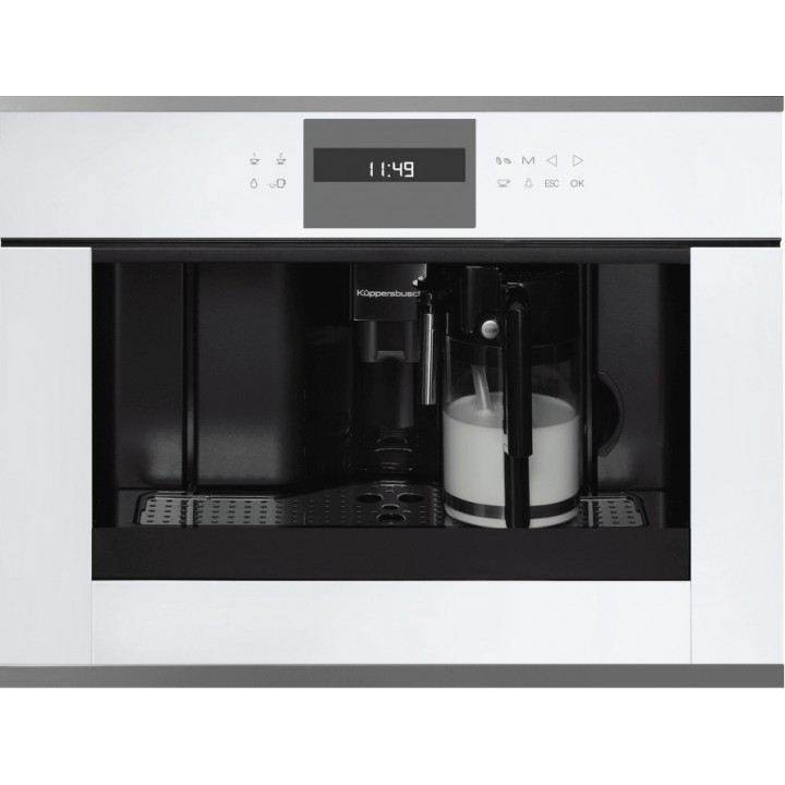 Встраиваемая кофемашина Kuppersbusch CKV 6550.0 W3 Silver Chrome