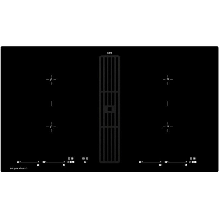 Индукционная варочная панель с вытяжкой Kuppersbusch KMI 9800.0 SR Black Velvet