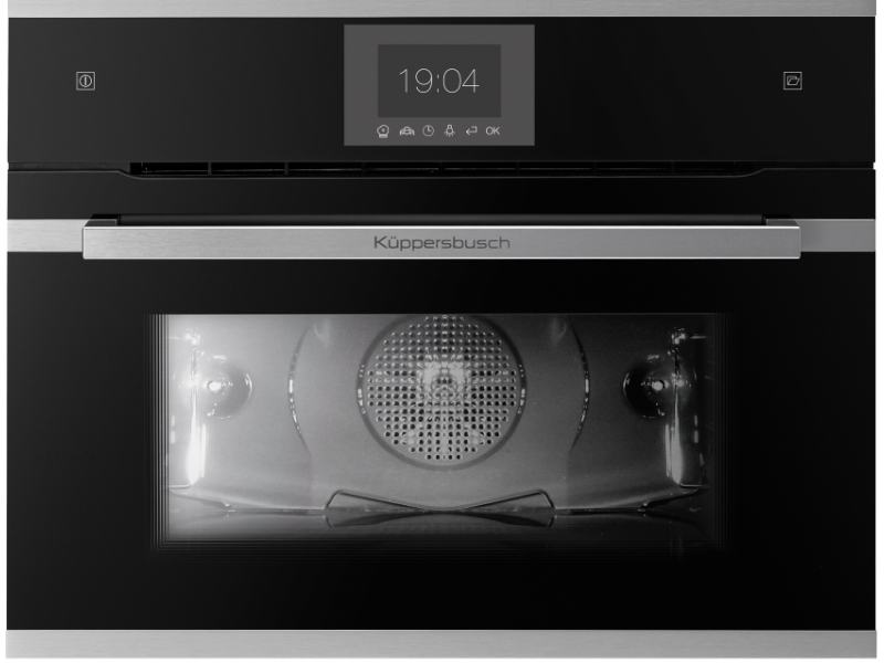 Компактный духовой шкаф с паром Kuppersbusch CBD 6550.0 S1 Stainless steel