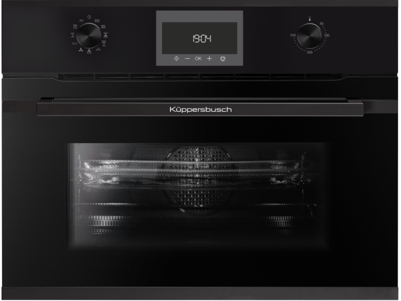 Компактный духовой шкаф с микроволнами Kuppersbusch CBM 6330.0 S5 Black Velvet