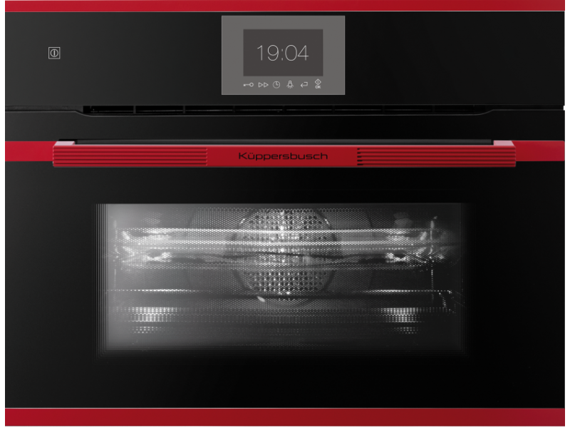 Компактный духовой шкаф с микроволнами Kuppersbusch CBM 6550.0 S8 Hot Chili