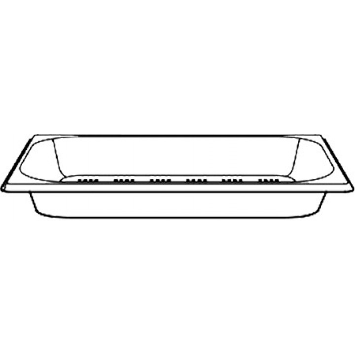 Противень для приготовления на пару GN 1/3, перфорированный Kuppersbusch GN 1304