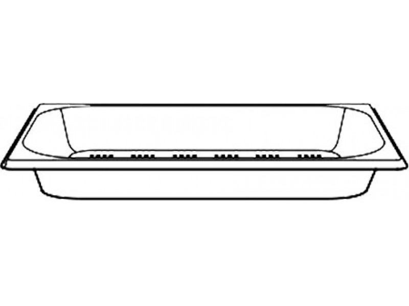 Противень для приготовления на пару GN 1/3, перфорированный Kuppersbusch GN 1304