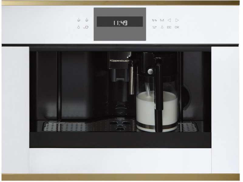 Встраиваемая кофемашина Kuppersbusch CKV 6550.0 W4 Gold Встраиваемая кофемашина Kuppersbusch CKV 6550.0 W4 Gold