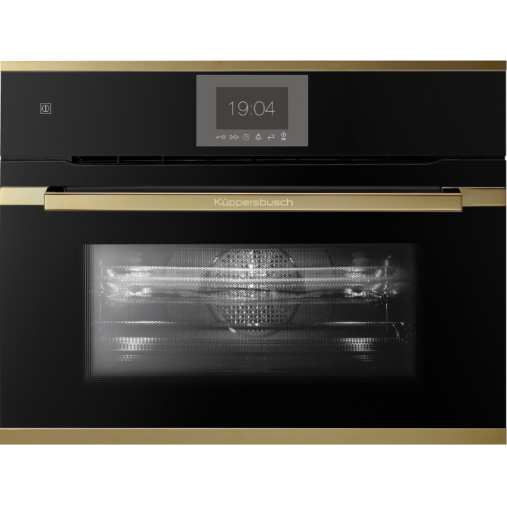 Компактный духовой шкаф с микроволнами Kuppersbusch CBM 6550.0 S4 Gold