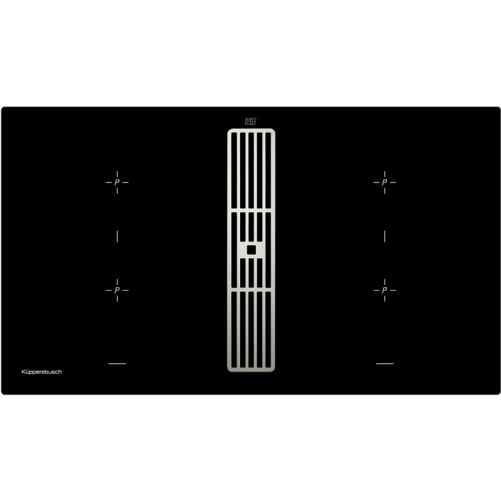Индукционная варочная панель с вытяжкой Kuppersbusch KMI 9850.0 SR Stainless Steel