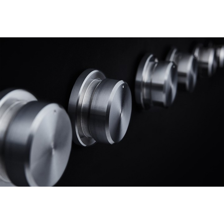 Индукционная варочная панель с вытяжкой Kuppersbusch KMI 9850.0 SR Silver Chrome