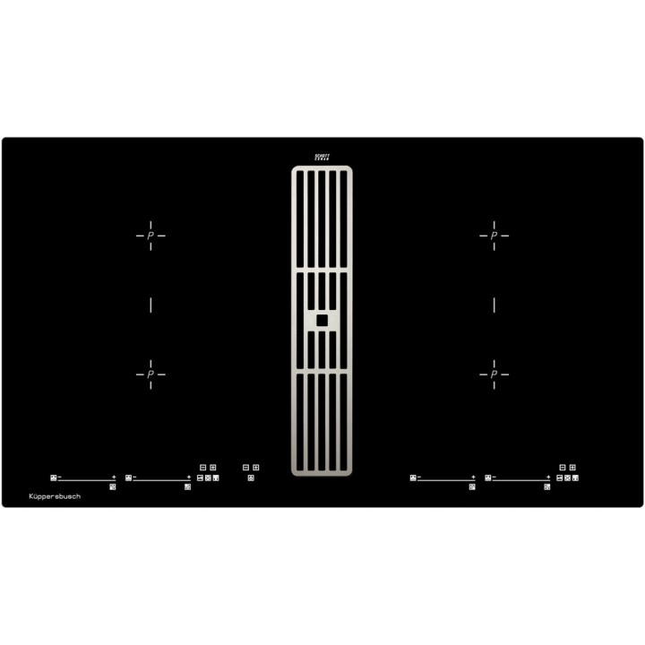 Индукционная варочная панель с вытяжкой Kuppersbusch KMI 9800.0 SR Stainless Steel