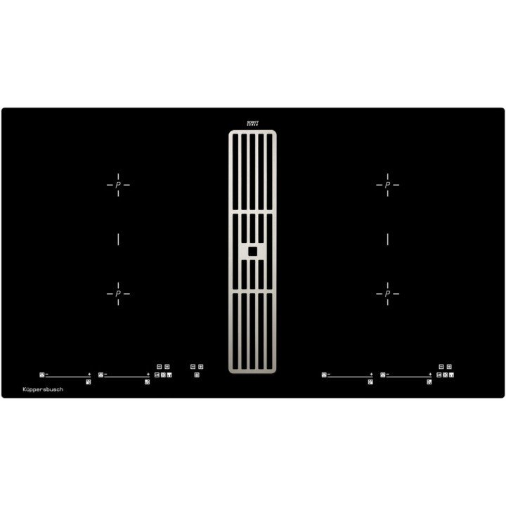Индукционная варочная панель с вытяжкой Kuppersbusch KMI 9800.0 SR Stainless Steel