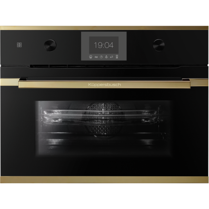 Компактный духовой шкаф с микроволнами Kuppersbusch CBM 6350.0 S4 Gold