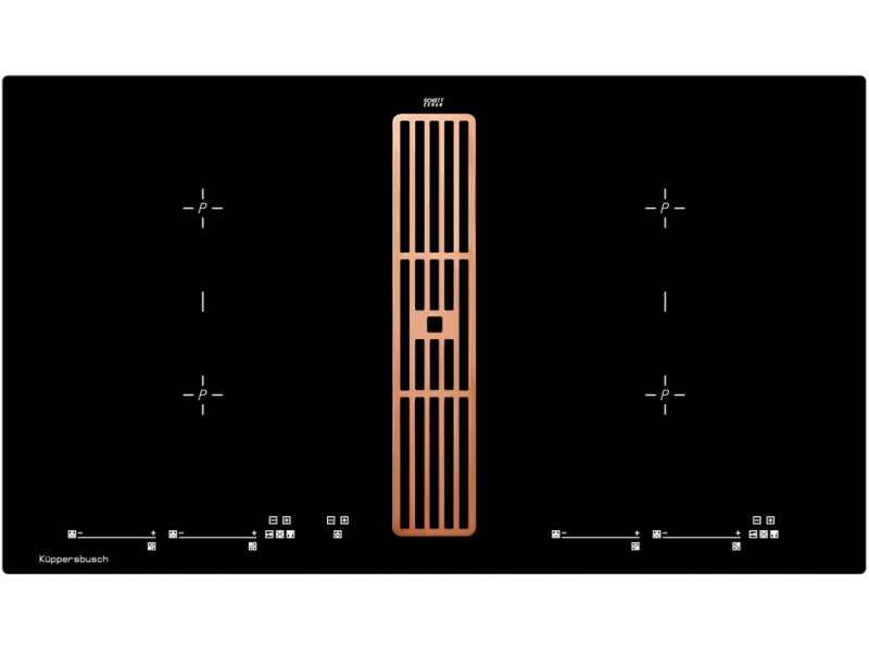 Индукционная варочная панель с вытяжкой Kuppersbusch KMI 9800.0 SR Copper Индукционная варочная панель с вытяжкой Kuppersbusch KMI 9800.0 SR Copper