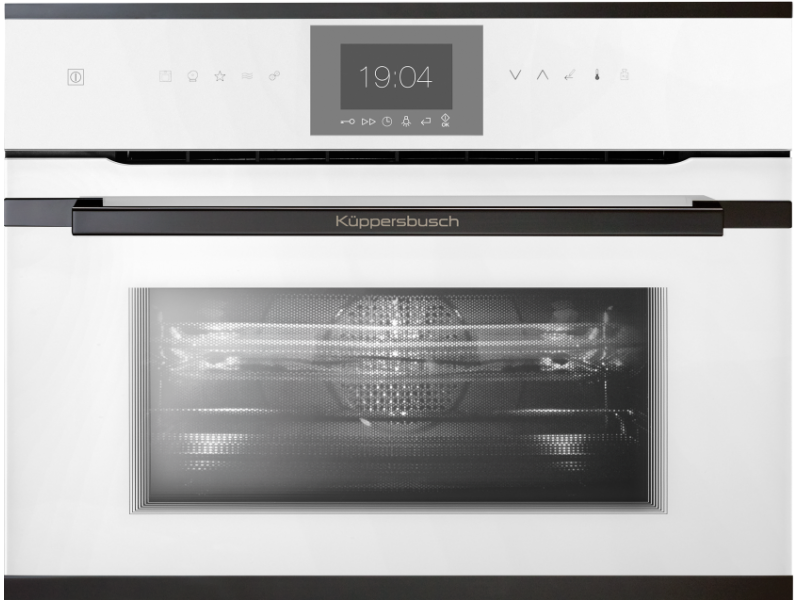 Компактный духовой шкаф с микроволнами Kuppersbusch CBM 6550.0 W2 Black Chrome