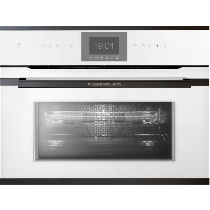Компактный духовой шкаф с микроволнами Kuppersbusch CBM 6550.0 W2 Black Chrome