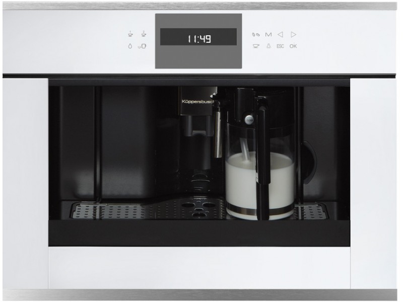 Встраиваемая кофемашина Kuppersbusch CKV 6550.0 W1 Stainless steel Встраиваемая кофемашина Kuppersbusch CKV 6550.0 W1 Stainless steel
