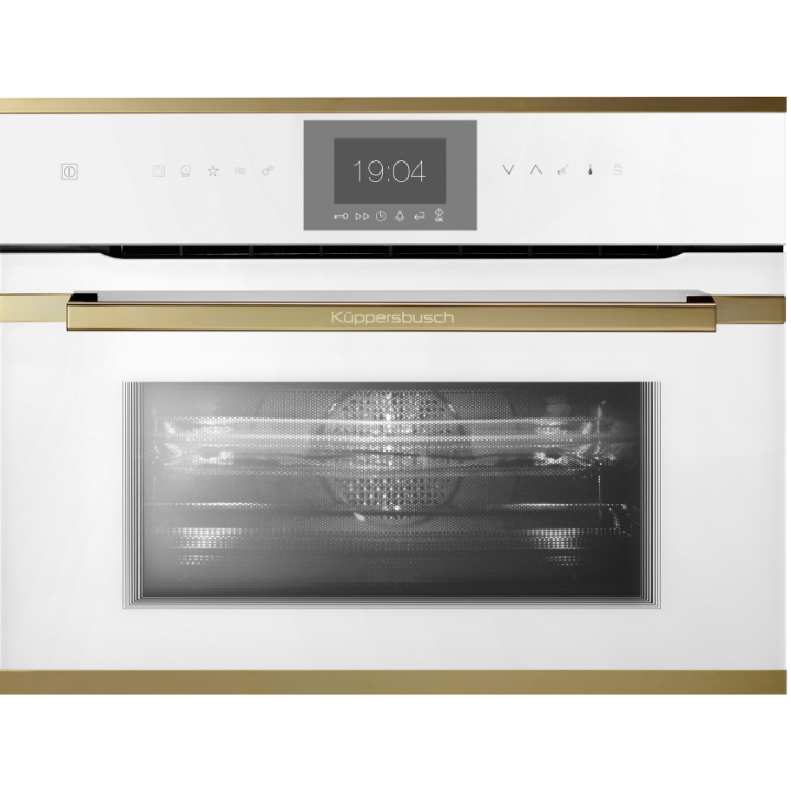 Компактный духовой шкаф с микроволнами Kuppersbusch CBM 6550.0 W4 Gold