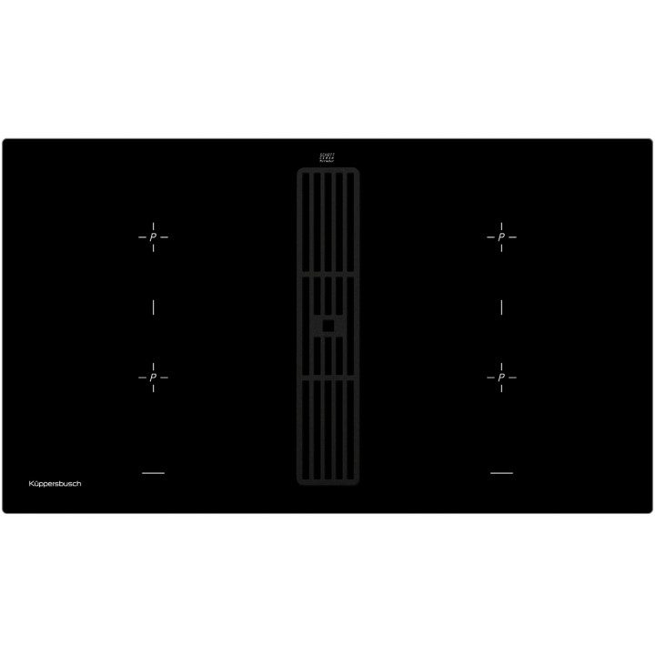 Индукционная варочная панель с вытяжкой Kuppersbusch KMI 9850.0 SR Black Velvet